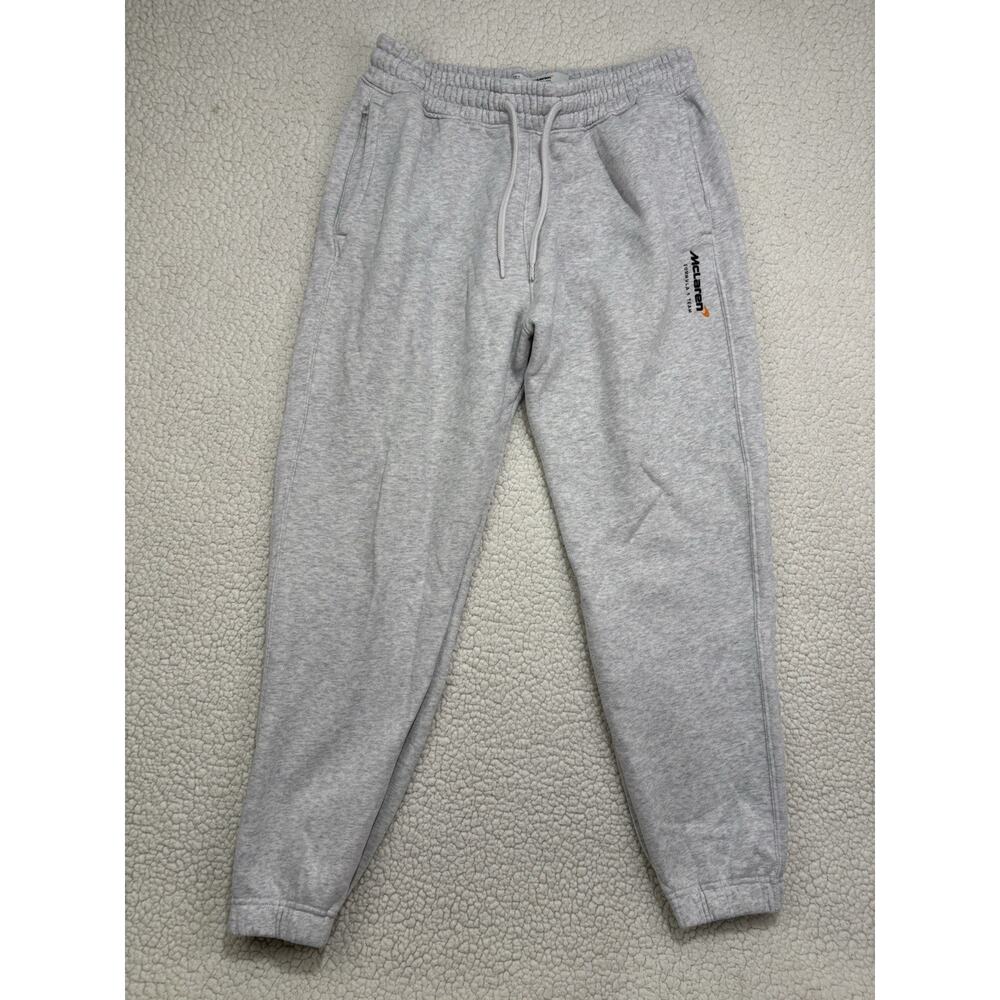 Mclaren Formula 1 Hollister Sweatpants Adult Medium Grey Fleece Tapered‎ Jogger